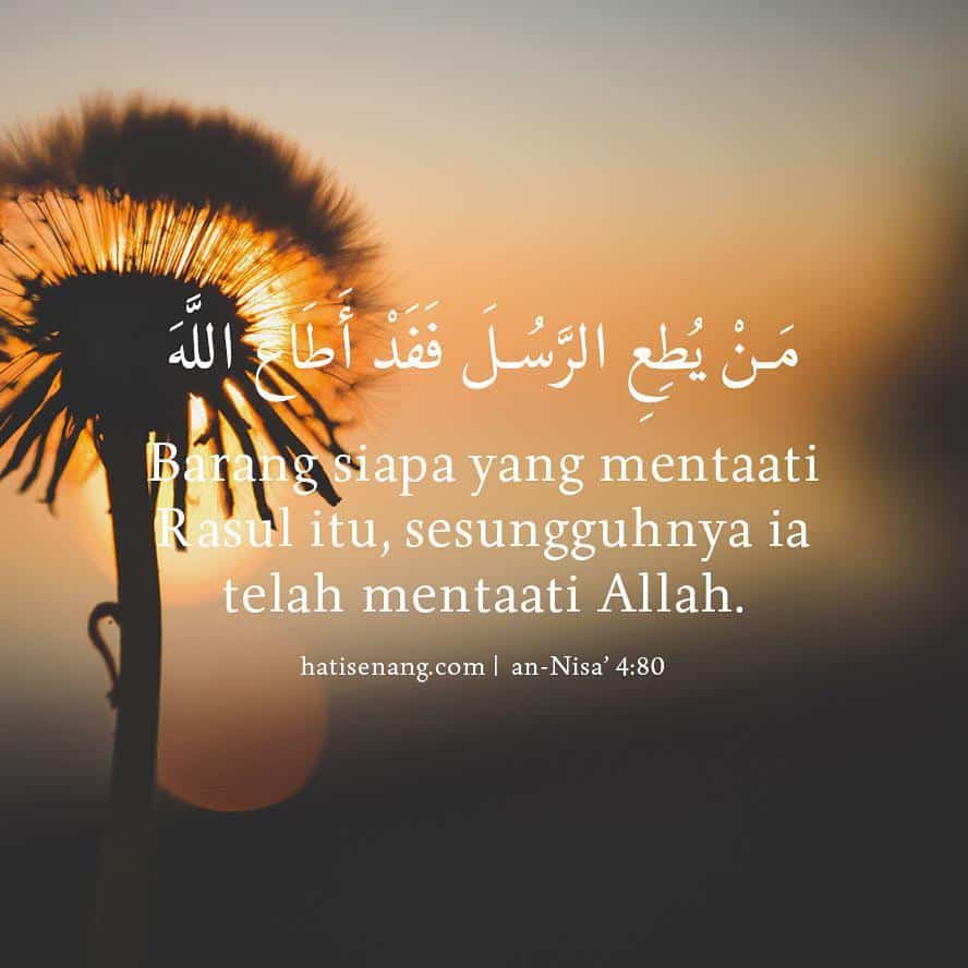 Al-Qur'an Surah an-Nisa 4 Ayat 80