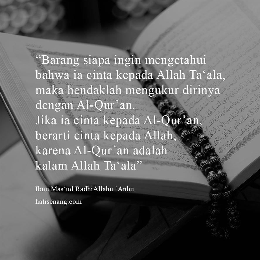 Ucapan Ibnu Mas'ud tentang al-Qur'an
