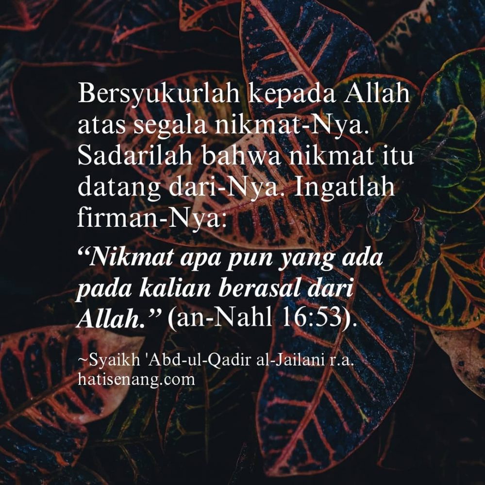 Ucapan Syaikh ‘Abd-ul-Qadir al-Jailani r.a. 003