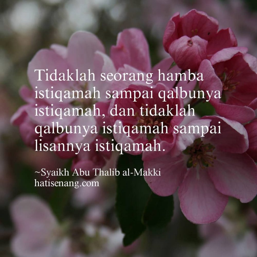 Ucapan Tentang Istiqamah 001 - Syaikh Abu Thalib al-Makki